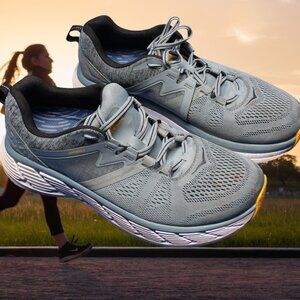 Hoka Gaviota 2 Shoes Sneakers Stone Blue White Orange Men’s Size 11.5 2E Wide EE